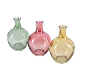 BULLY BOTELLA CRISTAL CUELLO ESTRECHO D2.5 H11 3 MIX COL