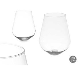 JARRON CRISTAL FORMA VASO 28CM