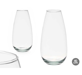 JARRON CRISTAL BASE ABOMBADA 40CM