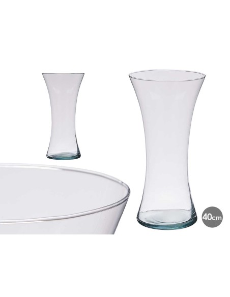 JARRON CRISTAL BOCA ABIERTA 40CM