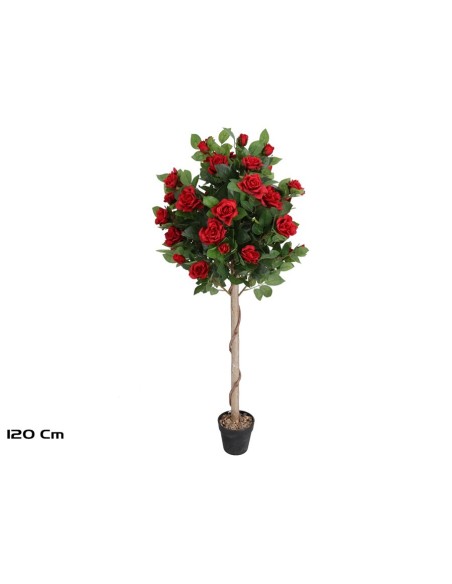 MACETA ARBOL ROSAL - 120CM (ROJO)