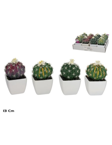 MACETA PLASTICO CACTUS 13 CM (S)