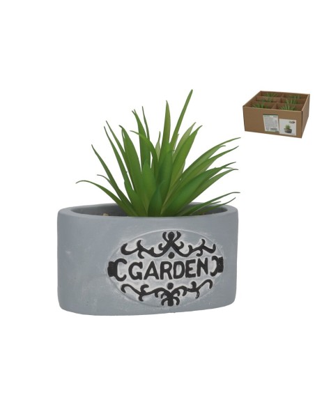 MACETA EROS DECORADA 13,5X8X7 CM