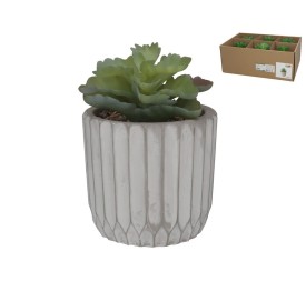 MACETA ADONIS DECORADA 11X11X10,5 CM