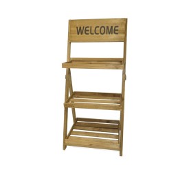 ESTANTERIA MARRON 3 BALDAS 48X32X100CM