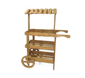 ESTANTERIA CARRO 3 BALDAS 87X40X130CM