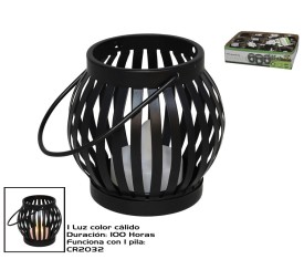 PORTAVELAS CON ASA KARAN 8,5X7 CM