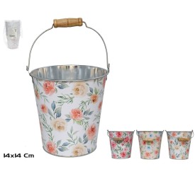 CUBO ZINCADO C/ ASA FLAVIO 3SRT 14X14CM