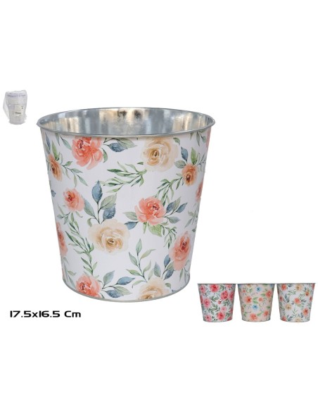 CUBO ZINCADO OVAL FLAVIO 3SRT 17,5X16,5X13 CM