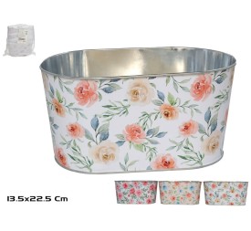 CUBO ZINCADO OVAL FLAVIO 3SRT 22,5X13,5X11 CM