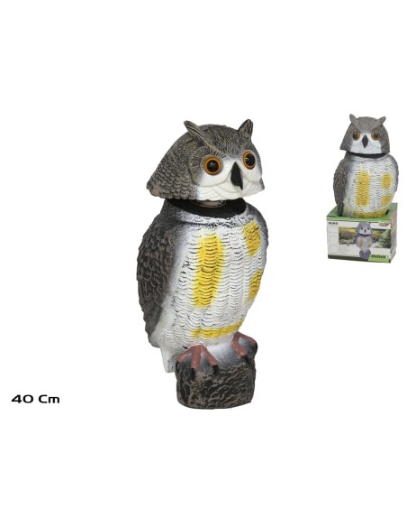 BUHO JARDIN TICO 40X19X18 CM