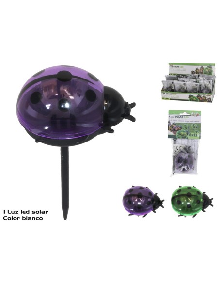 LUZ LED SOLAR MARIQUITA 8X6X13,5 CM