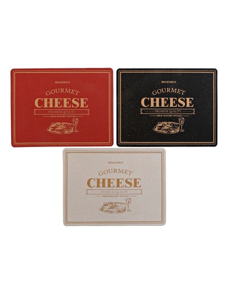 INDIVIDUAL CORCHO 40X30X0,5 CHEESE 3 SURT.