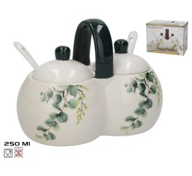 AZUCARERO/SALERO C/CUCHARA 250ML SILVIA DOLOMITA