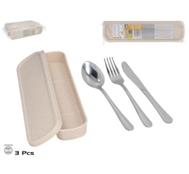 SET CUBERTERIA PORTATIL 3 PCS