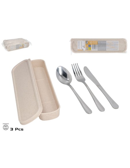 SET CUBERTERIA PORTATIL 3 PCS SET CUBERTERIA PORTATIL 3 PCS
