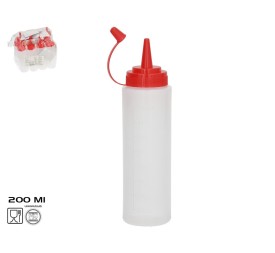 BOTELLA SALSA MIKE 200ML 5,5X4,9X18,5 CM