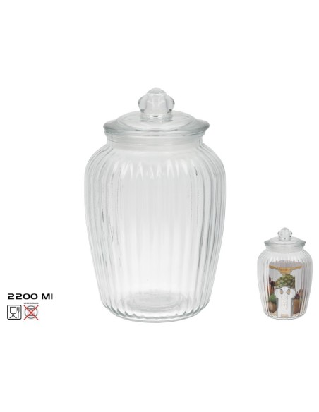 TARRO T/CRISTAL GRETA 2200 ML