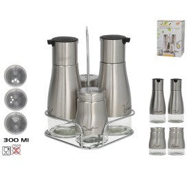 SET VINAGRERA/ACEITERA SUNNY 5PC  300ML/130ML