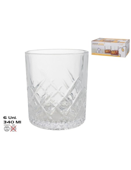 SET 6 VASOS CELINA 340ML