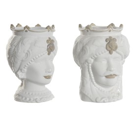 MACETERO PORCELANA 15X15X26,5 CABEZA SICILIANA 2 S