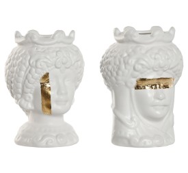 MACETERO PORCELANA 10X10X14 CABEZA SICILIANA 2 SUR