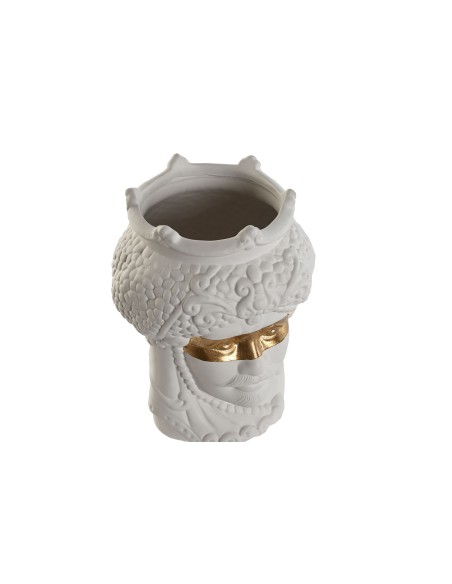 MACETERO PORCELANA 15X15X26,5 CABEZA SICILIANA 2 SURTIDO