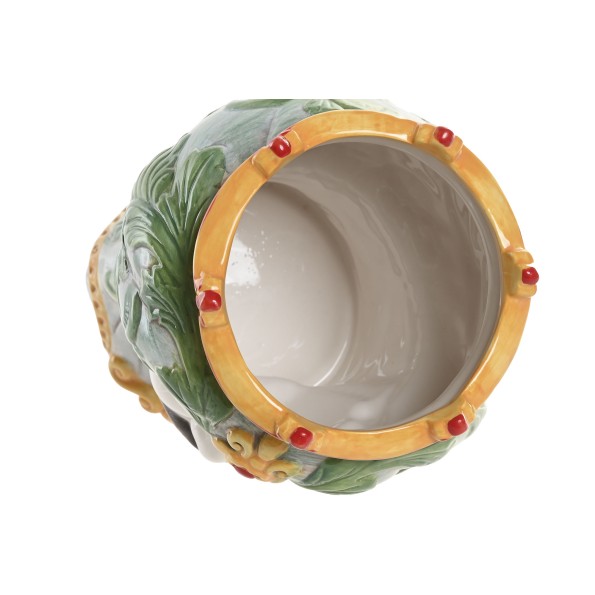 MACETERO PORCELANA 15X15X26,5 CABEZA SICILIANA 2 S (9441)