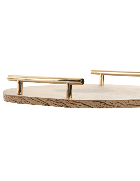 CENTRO MESA MDF METAL 30X30X4 TRONCO 2 SURT.