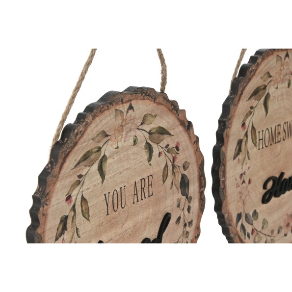 DECORACION COLGANTE MDF 20X1X27 TRONCO 2 SURT.