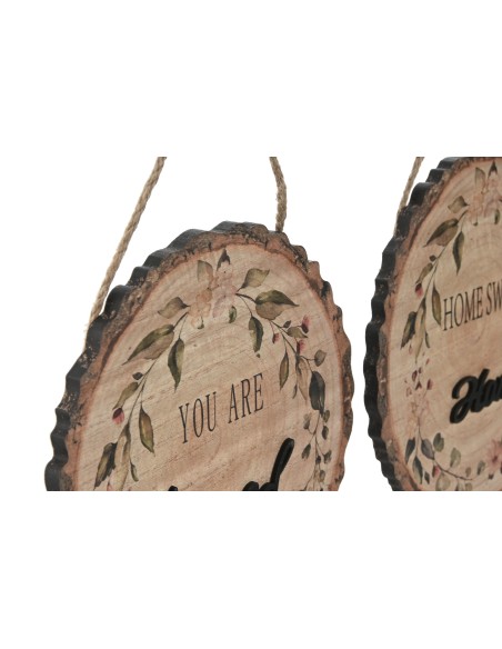 DECORACION COLGANTE MDF 20X1X27 TRONCO 2 SURT.