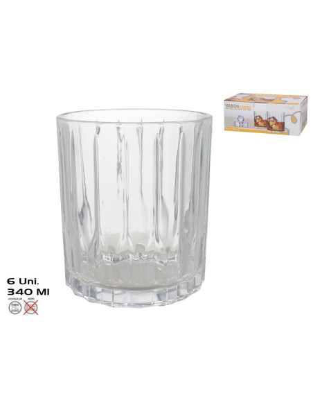 SET 6 VASOS LUCIA 340ML