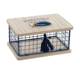 CAJA MDF METAL 20,5X11,5X11 PEZ