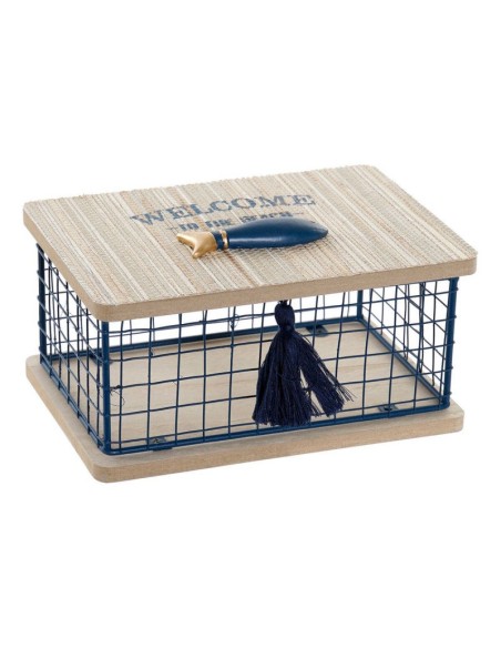 CAJA MDF METAL 20,5X11,5X11 PEZ