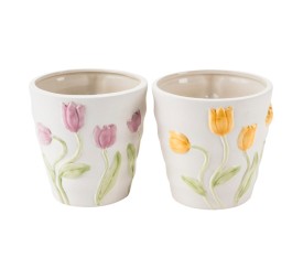 MACETERO TULIPAN DOLOMITE 2 SURT  D16 H16