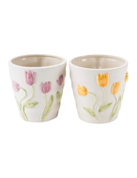 MACETERO TULIPAN DOLOMITE 2 SURT  D16 H16