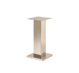 COLUMNA ESPEJO CUADRADA PLATA H 80