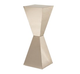 COLUMNA ESPEJO TRIANGULAR PLATA H80