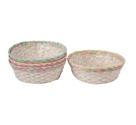 MACETERO BAMBU CENEFA COLOR PASTEL 4MIX COL D30 H10