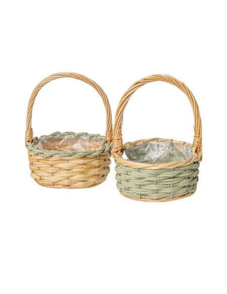 CESTA REDONDA CON ASA 2 SURT D16,5 H7,5/21