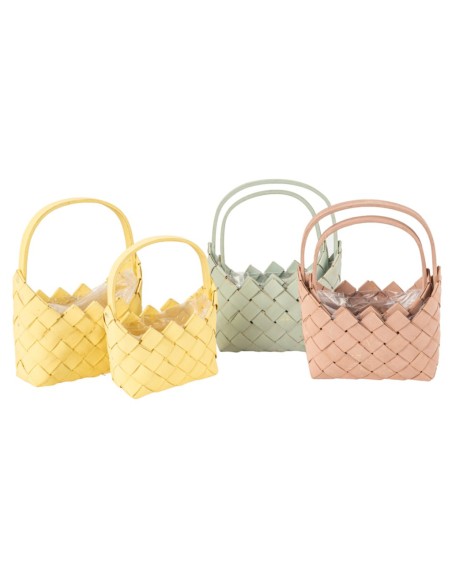 CESTA BOLSO SET2- 3 SURT- S19X11 H12/25 - B22X12 H14/30