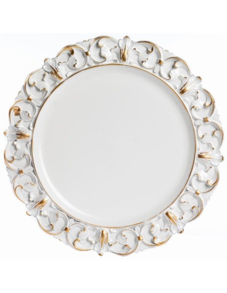 PLATO BARROCO BLANCO D.36