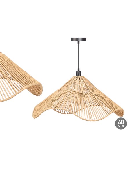 LAMPARA TECHO 60CM VUELO CUERDA