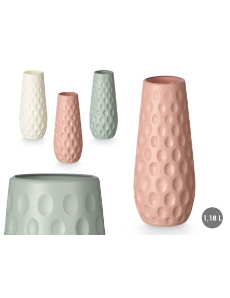 JARRON CONICO PUNTOS PLÁSTICO SURT 3 COL 1,18 L