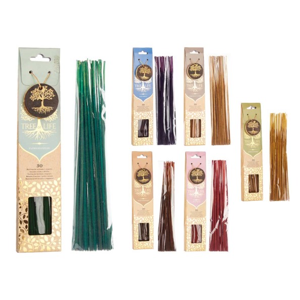 30 BARRAS INCIENSOS SOPORTE MADERA SURT 6