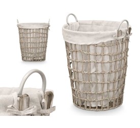 CESTO REDONDO ASAS GRIS