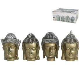 CABEZA BUDA 9 CM PLATA SURTIDO - RESINA