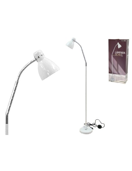 LAMPARA DE PIE 1.4M BLANCA
