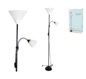 LAMPARA PIE 2 BRAZOS 1.8M NEGRA