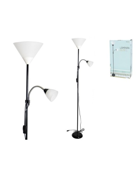 LAMPARA PIE 2 BRAZOS 1.8M NEGRA LAMPARA PIE 2 BRAZOS 1.8M NEGRA